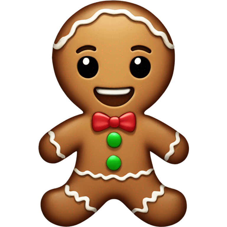 Cute gingerbread man  emoji