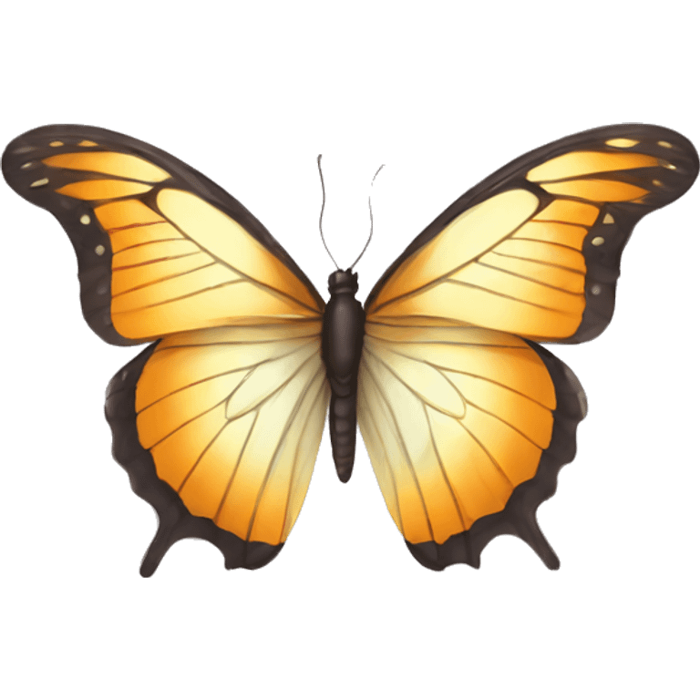 elegant butterfly lines emoji