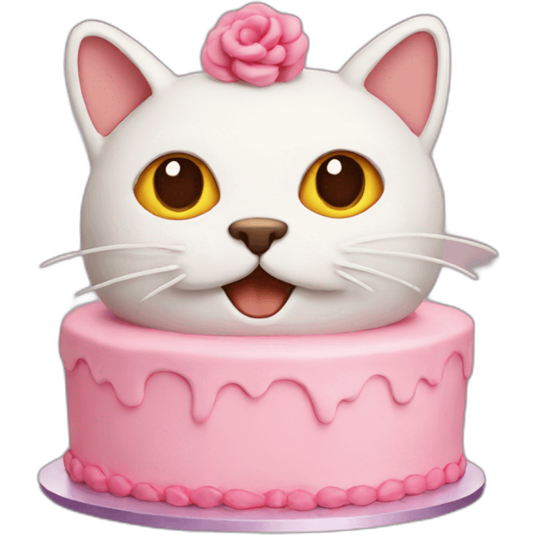 cat cake emoji