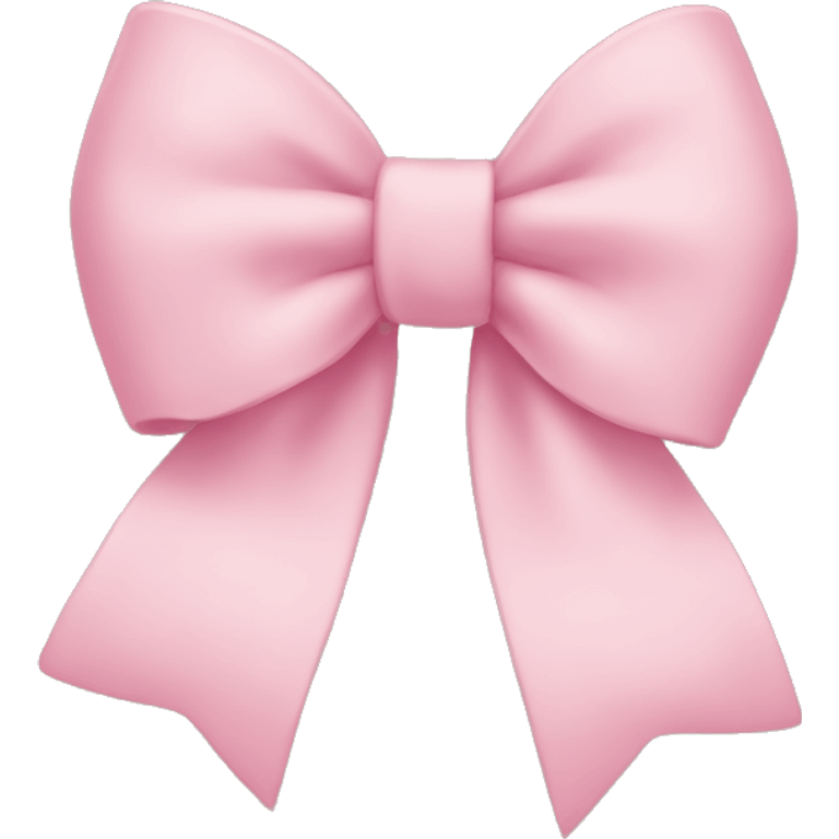 Baby pink bow emoji