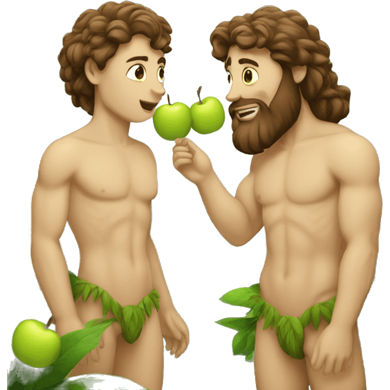 Adam and Eve emoji