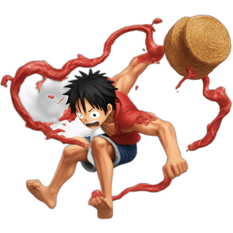 Luffy Fight Meat emoji