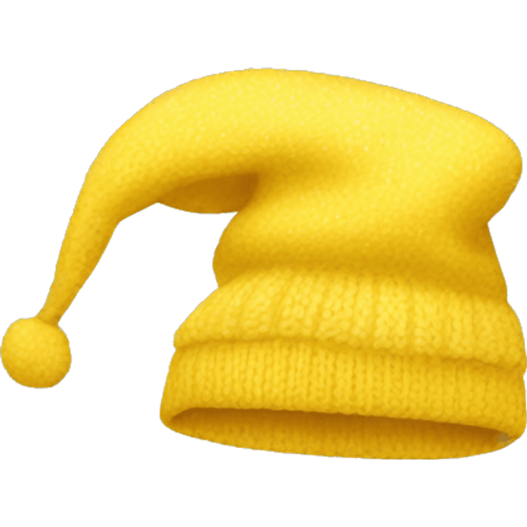 yellow winter hat emoji