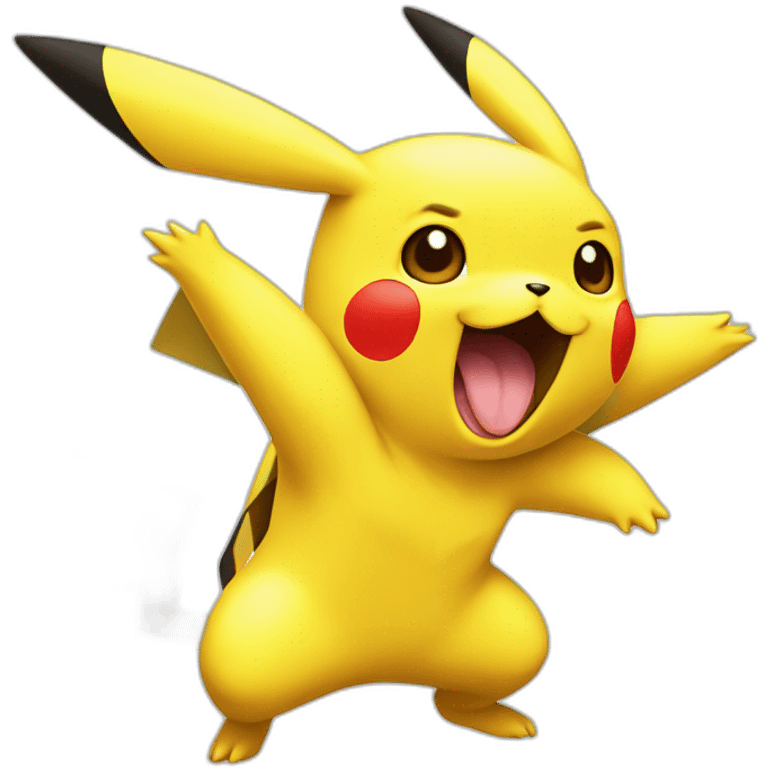 Pikachu super sayan emoji