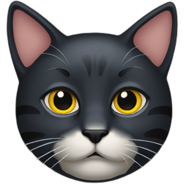 dark-cat emoji