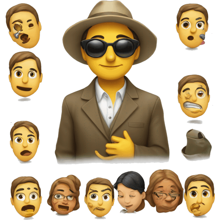 UMA PESSOA APONTANDO PARA ELA MESMA emoji