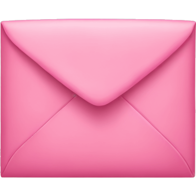 Pink love letter emoji