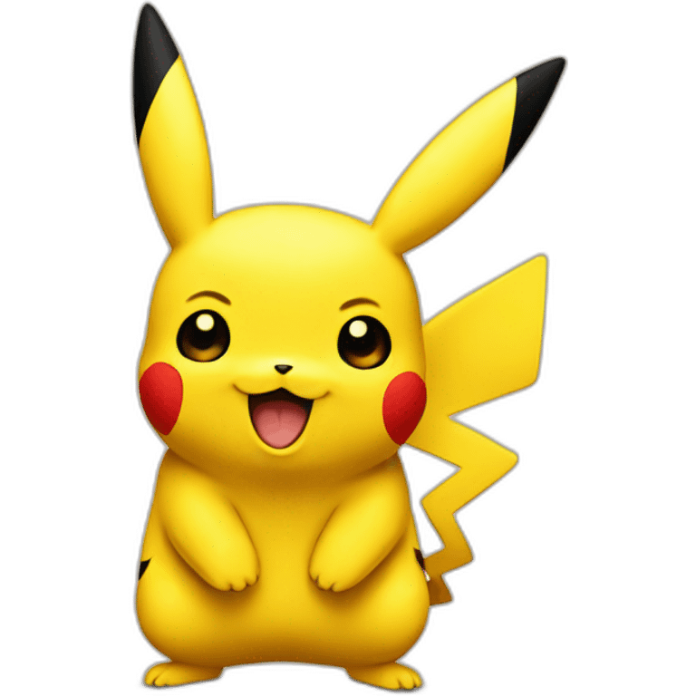 Pikachu Hi emoji