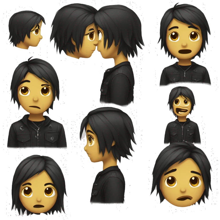 Emo boy emoji