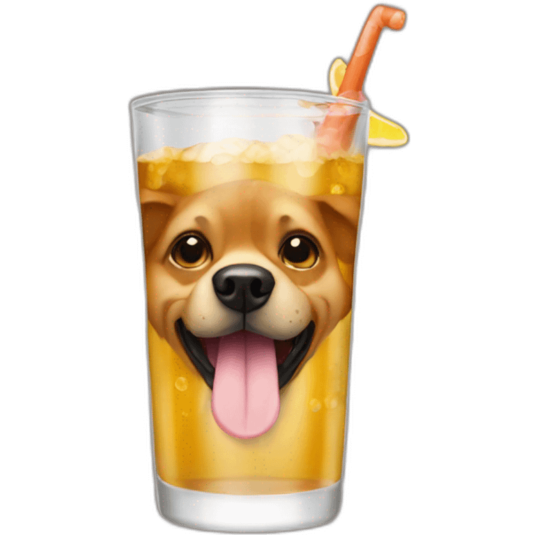 Dog-drink-alcole emoji