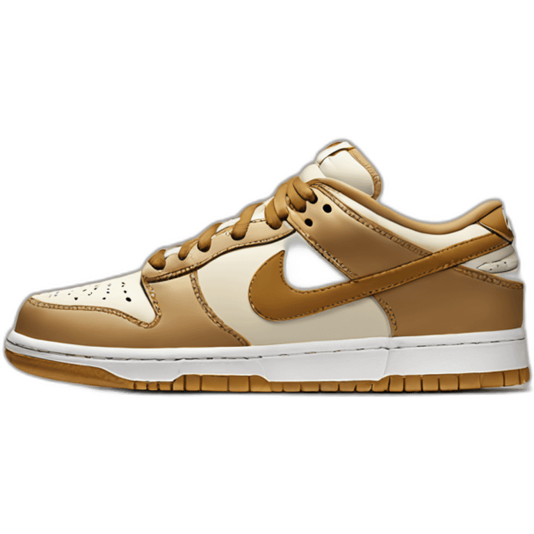 tan nike dunk low emoji