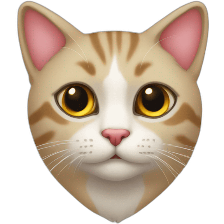 gato con ojos de corazon emoji