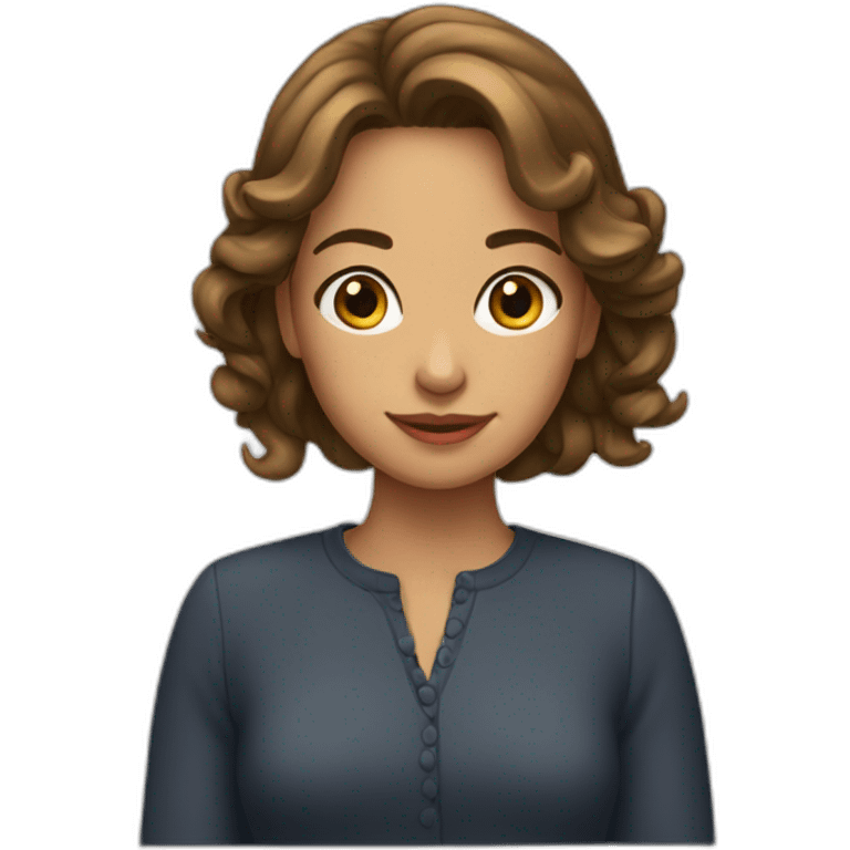 Une fille belle emoji