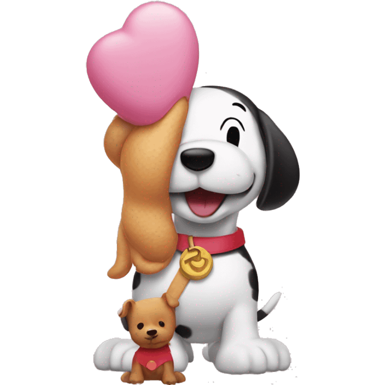 Snoopy and Kirby emoji