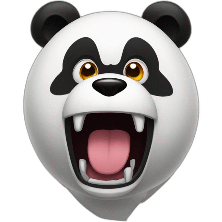 Shock panda emoji