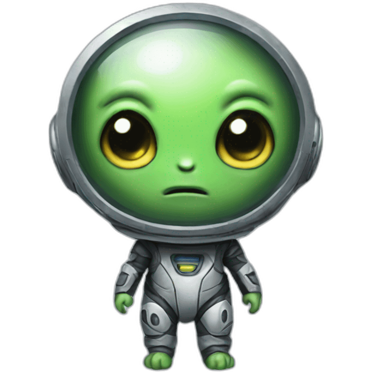 Alien cute emoji