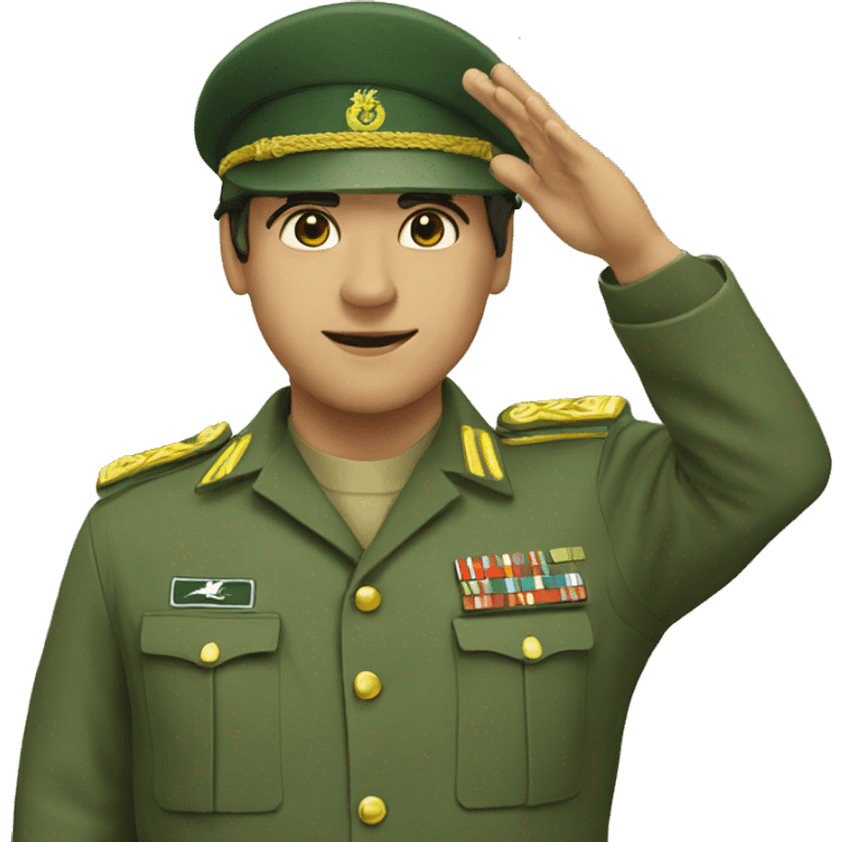 pak army salute  emoji