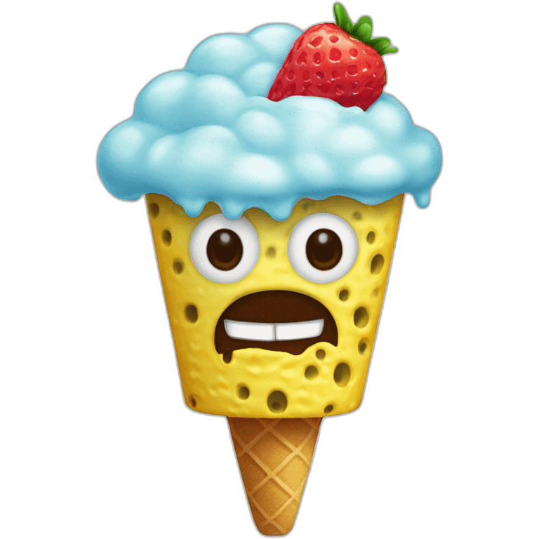 SpongeBob SquarePants Ice cream emoji