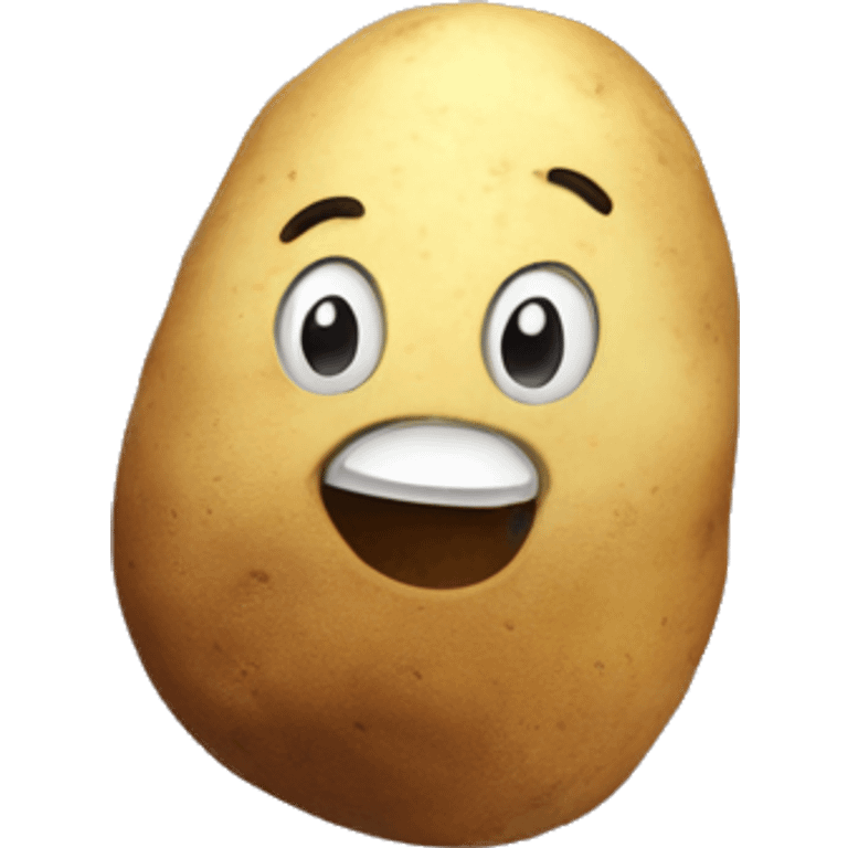 Potato eating potato emoji