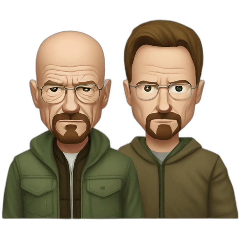 Walter white and jesse pinkman emoji