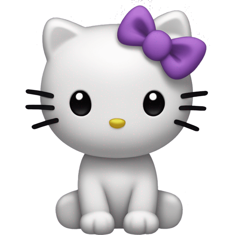 purple hello kitty  emoji