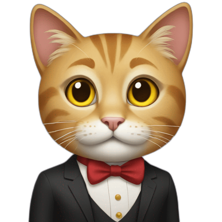 Is the cat playing at the casino? emoji