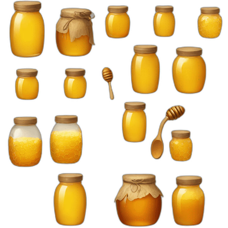 Honey jars emoji