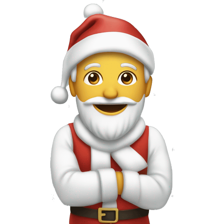 Festive Christmas emoji