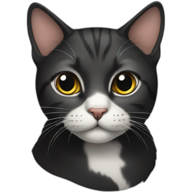 Cat black  emoji