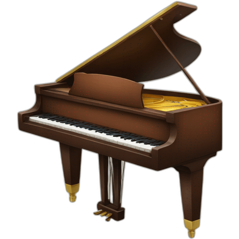 Capibara pianoforte emoji