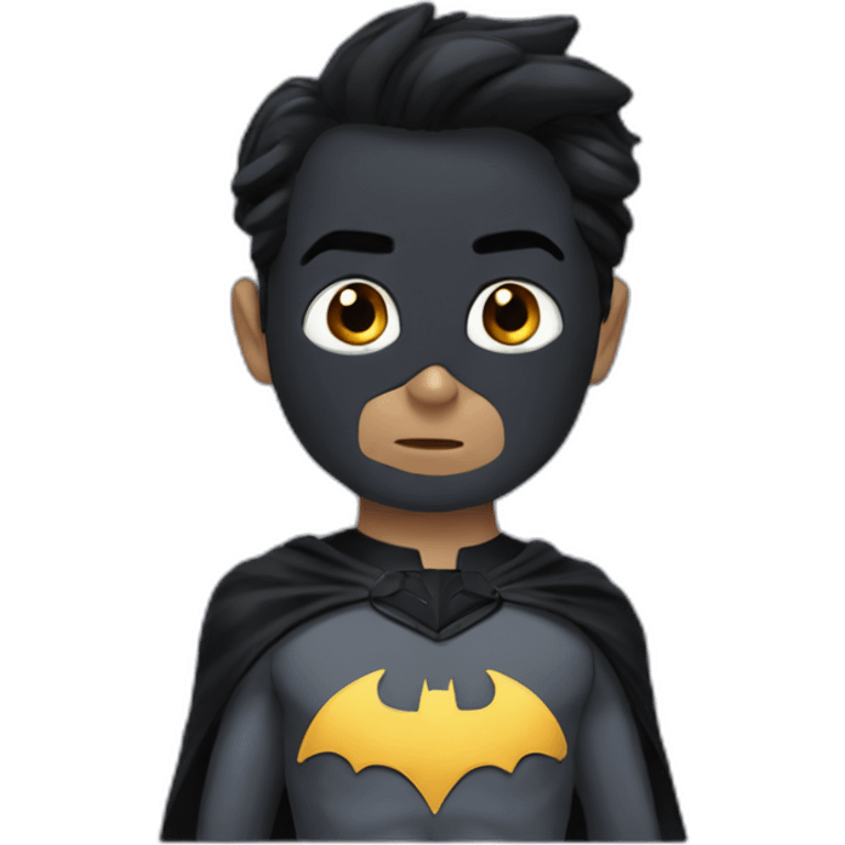 Batman for blue son Indigo emoji