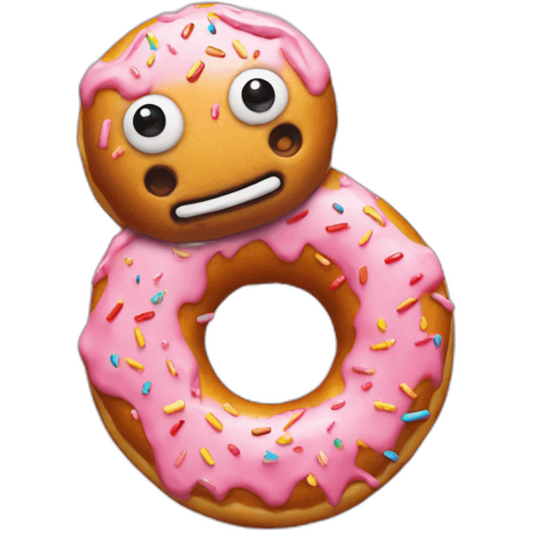 Mr blobby donut emoji