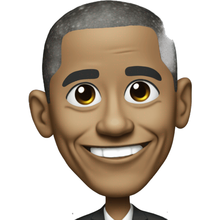 Obama on the moon emoji