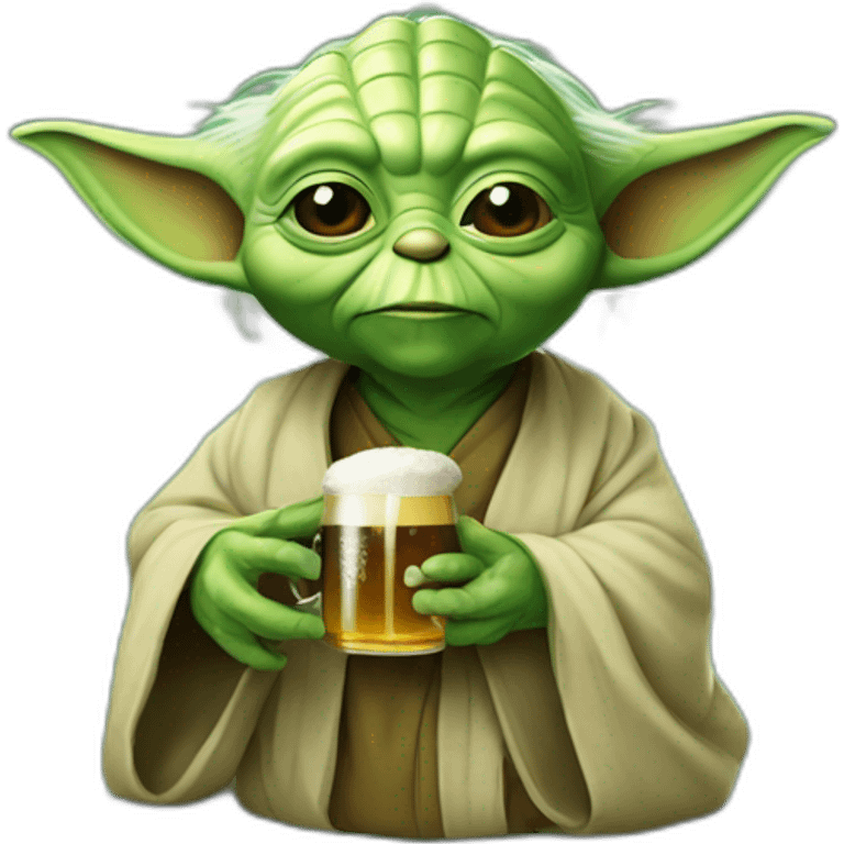 Yoda bière emoji