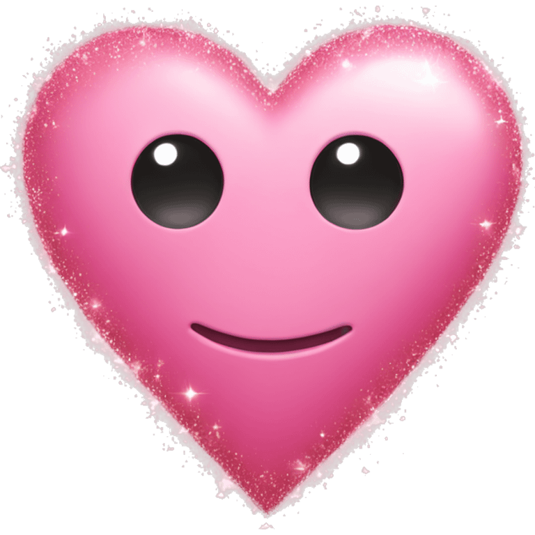 Pink heart with some little sparkle  emoji