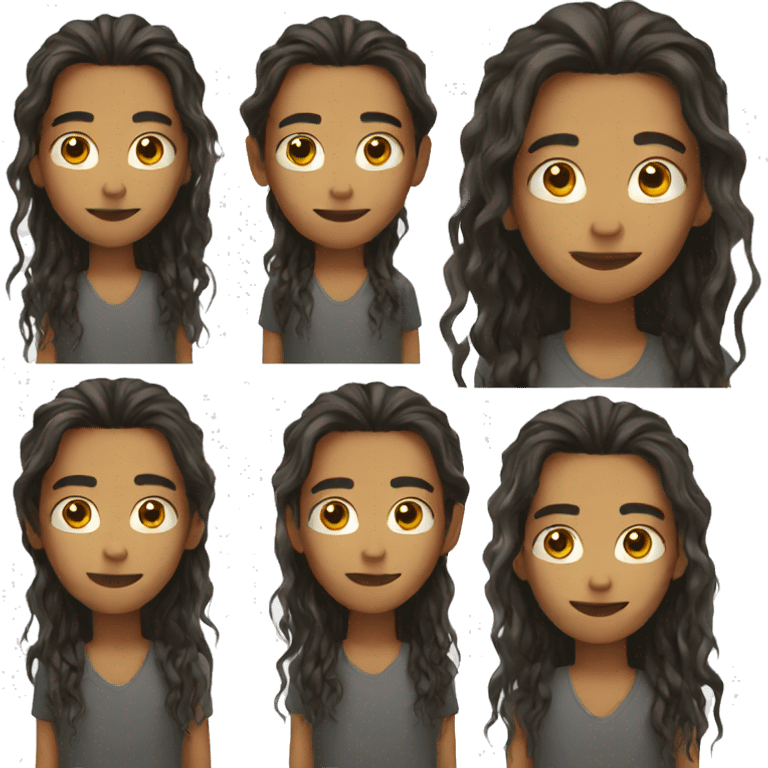 long hair boy creative emoji