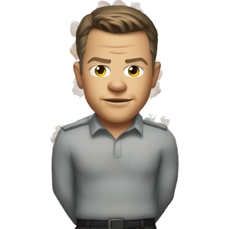 Matt Damon rofl emoji