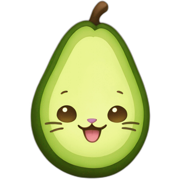 avocado cat emoji