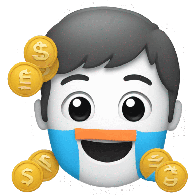 logo for a budgeting managing app emoji