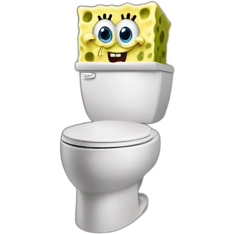 spongebob toilet emoji