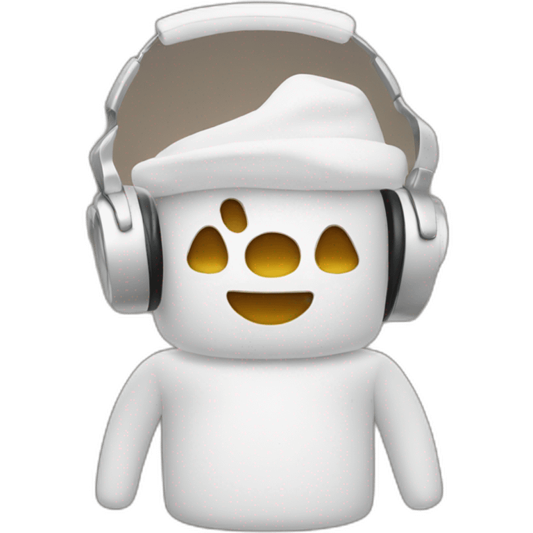 marshmallow dj emoji