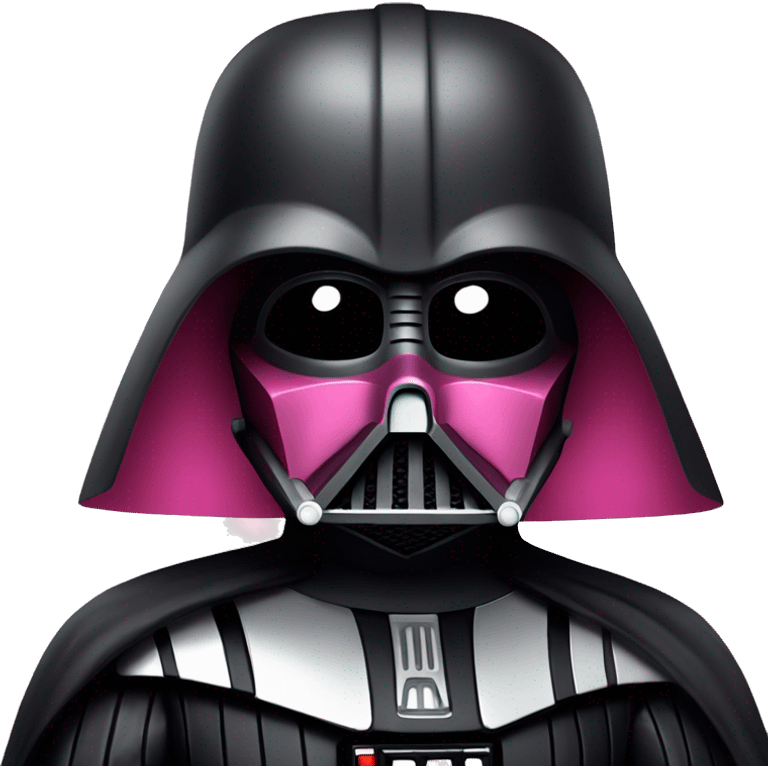 darth vader in pink emoji