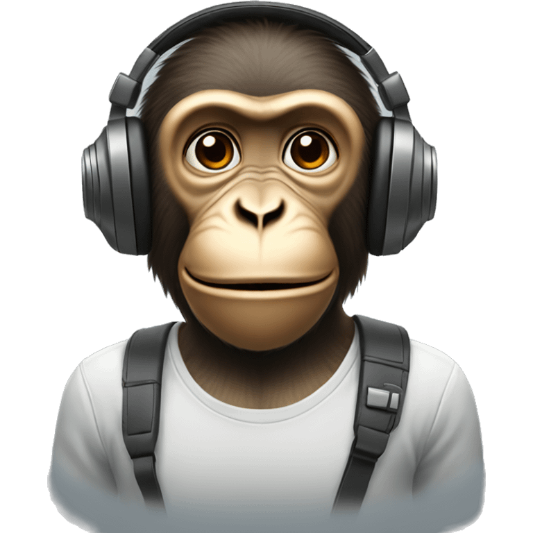 monkey in headphones emoji