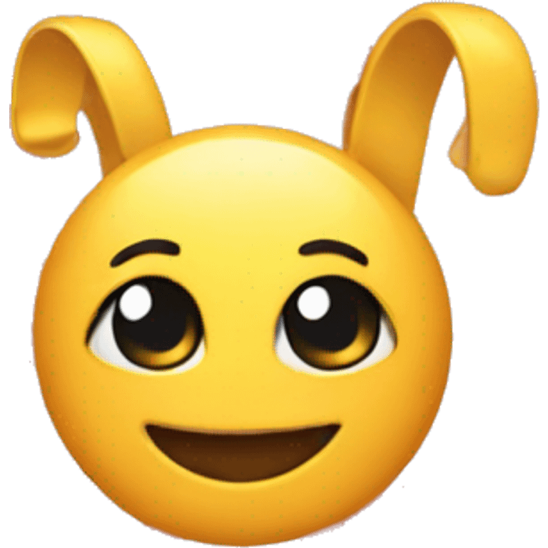 An emoji with bows  emoji