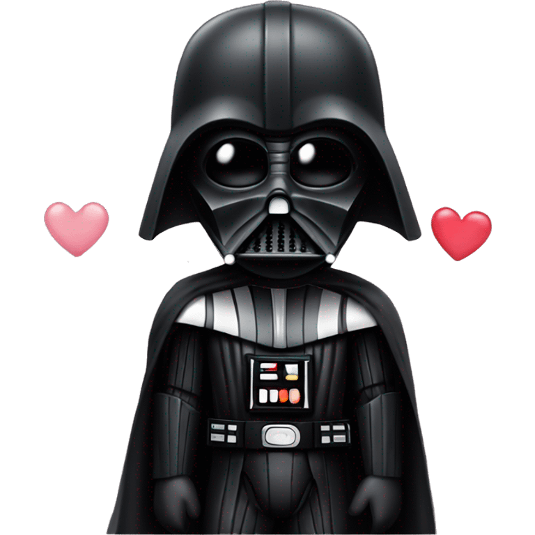 Darth Vader in love emoji