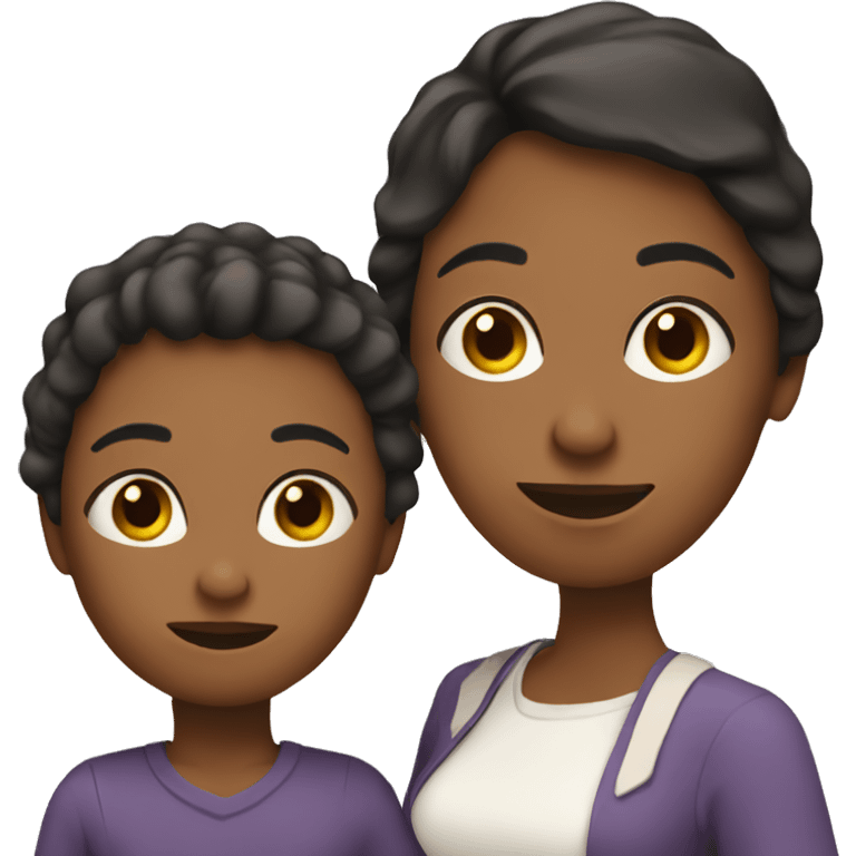 mom with boy toddler emoji