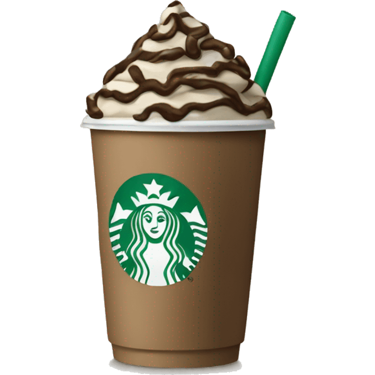 A Starbucks coffee emoji