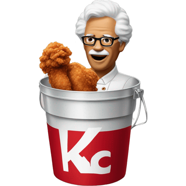 Kfc fried chicken bucket  emoji