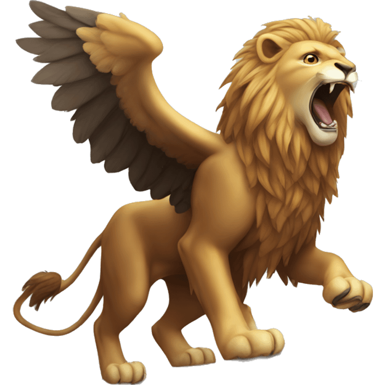 lion eagle mythical creature emoji