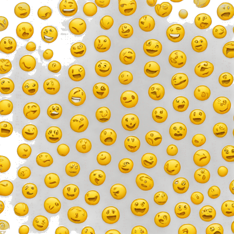 round emoji yellow emoji